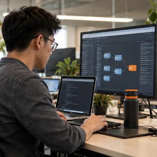 Data pipeline engineer workstation.