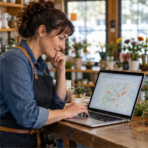 Local shop map planning owner.