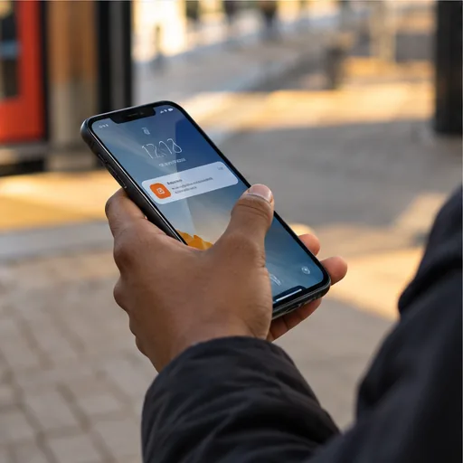 Push notification testing phone.